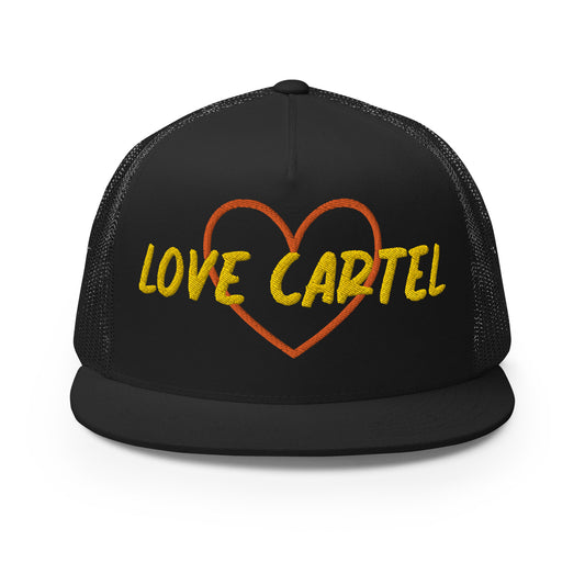 Love Cartel- Orange & Gold Trucker