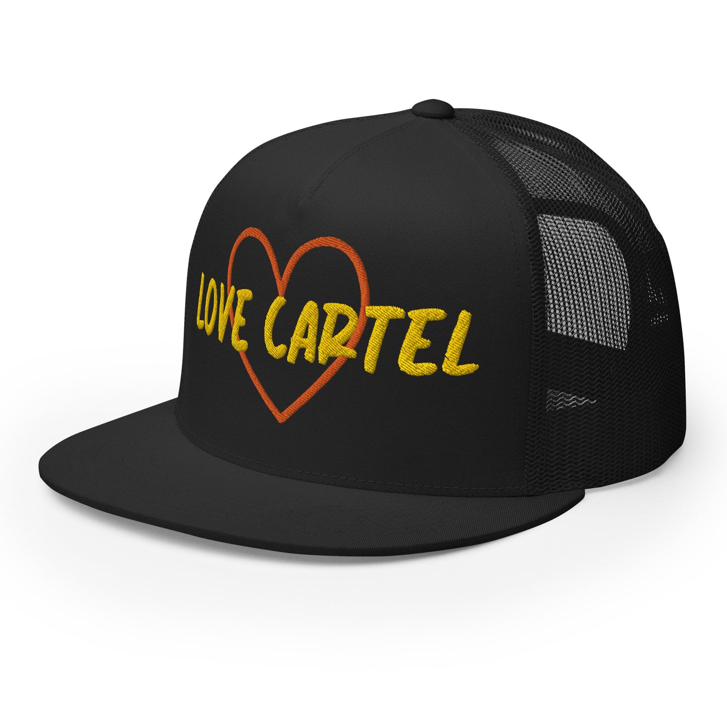 Love Cartel- Orange & Gold Trucker