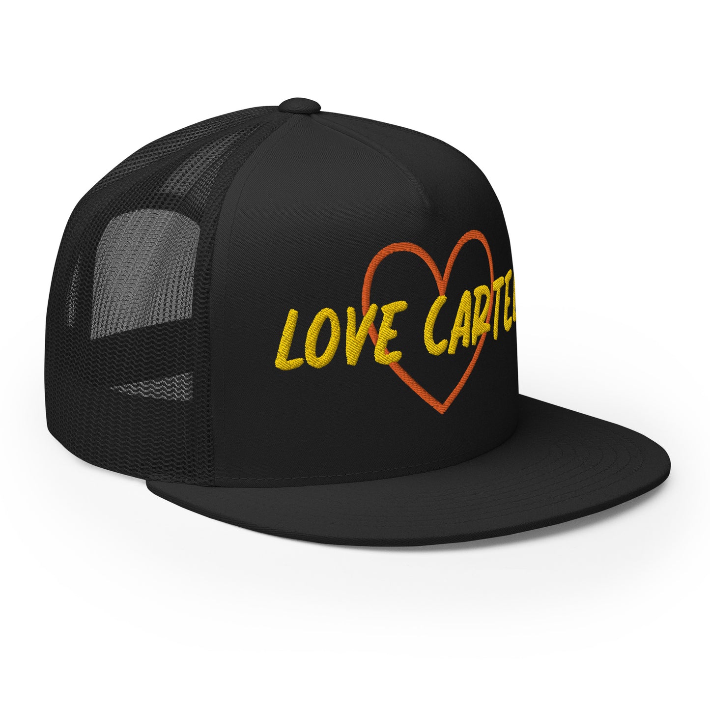 Love Cartel- Orange & Gold Trucker