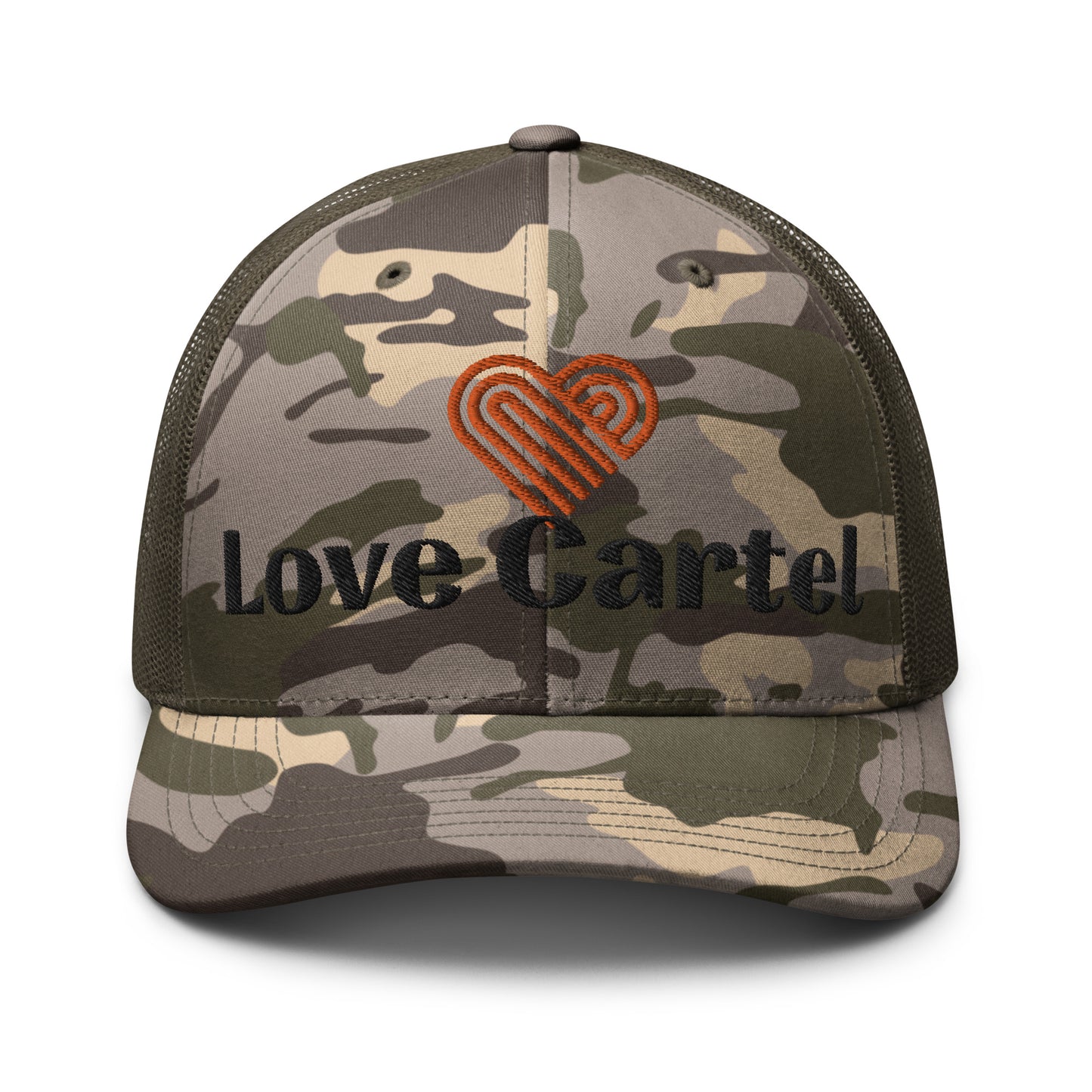 Love Cartel- Camouflage trucker hat