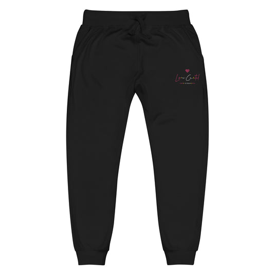 Love Cartel Sweatpants- Signature Pink Love