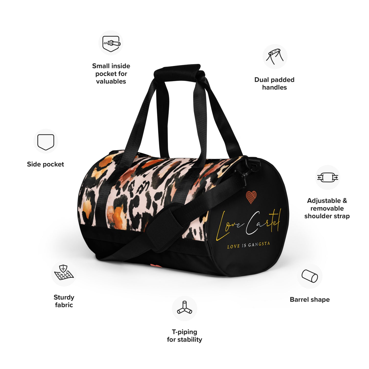 Love Cartel- Wild Style Gym Bag