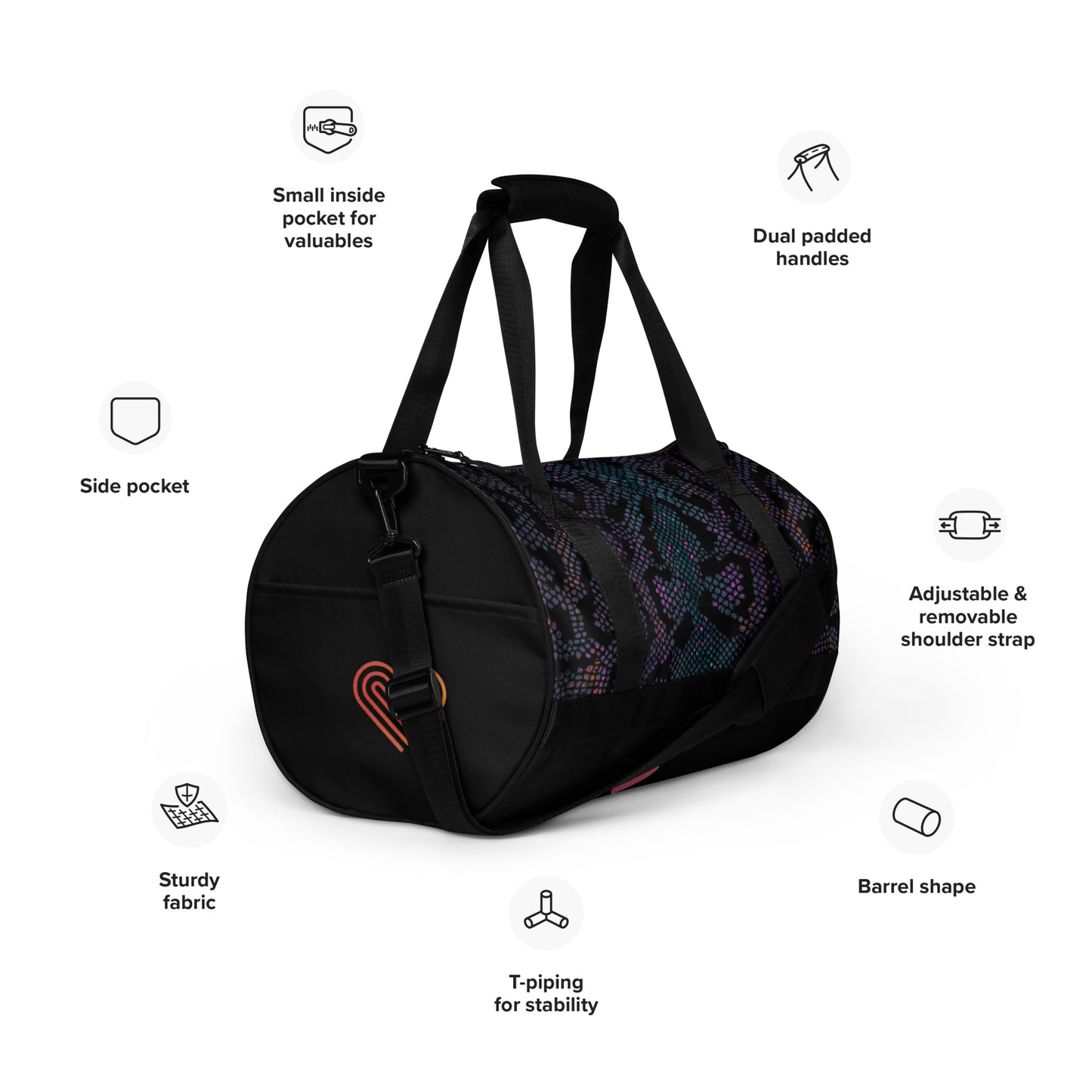 Love Cartel- Dazzle Me Gym Bag