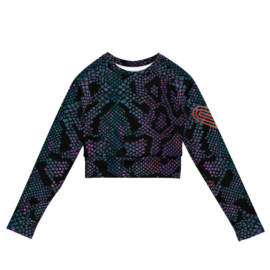 Love Cartel- Dazzle Me long-sleeve crop top