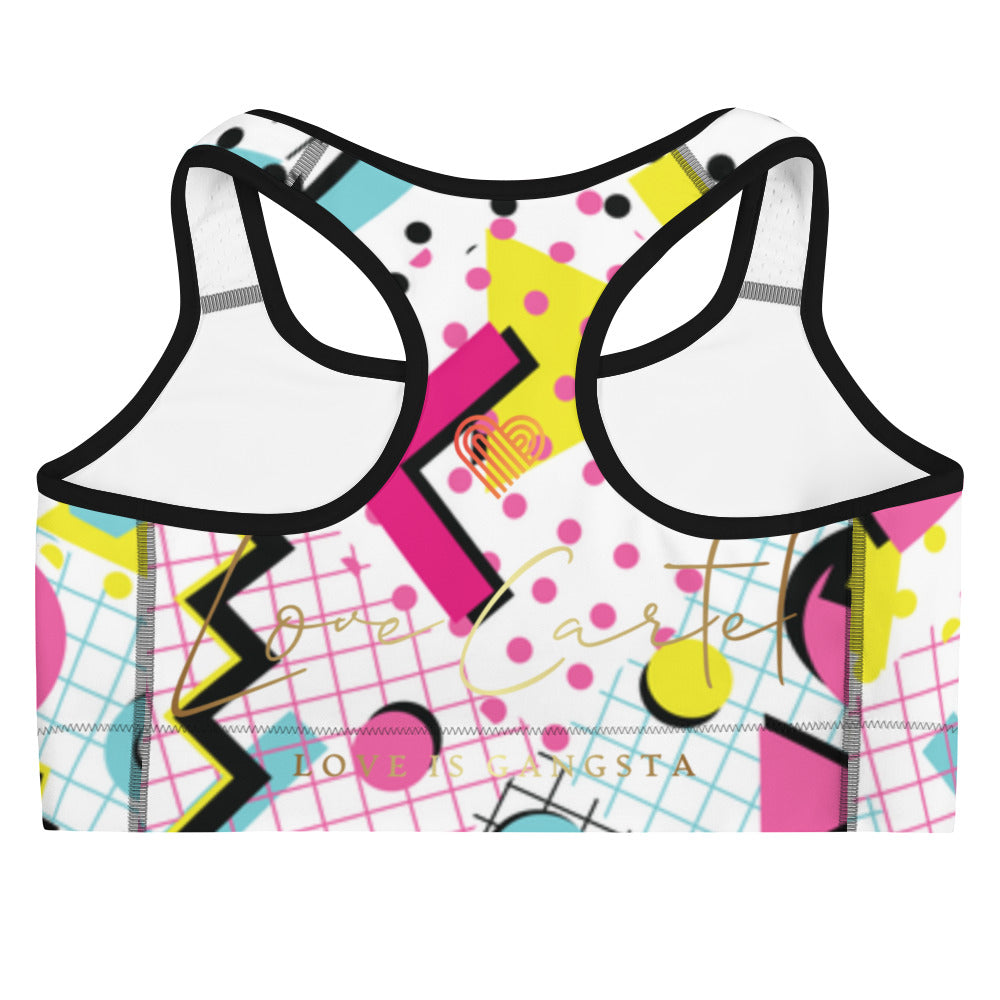 Love Cartel- 80's Love Sports Bra