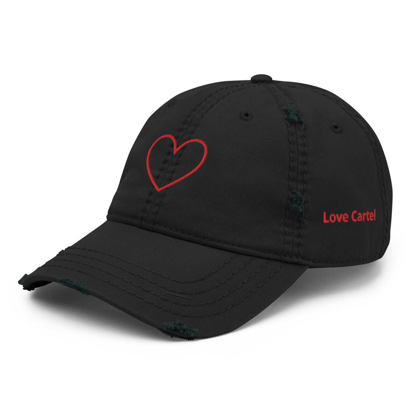 Love Cartel- Heart Distressed Dad Hat