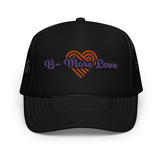 Love Cartel- B-More Love Foam Trucker Ravens Purple