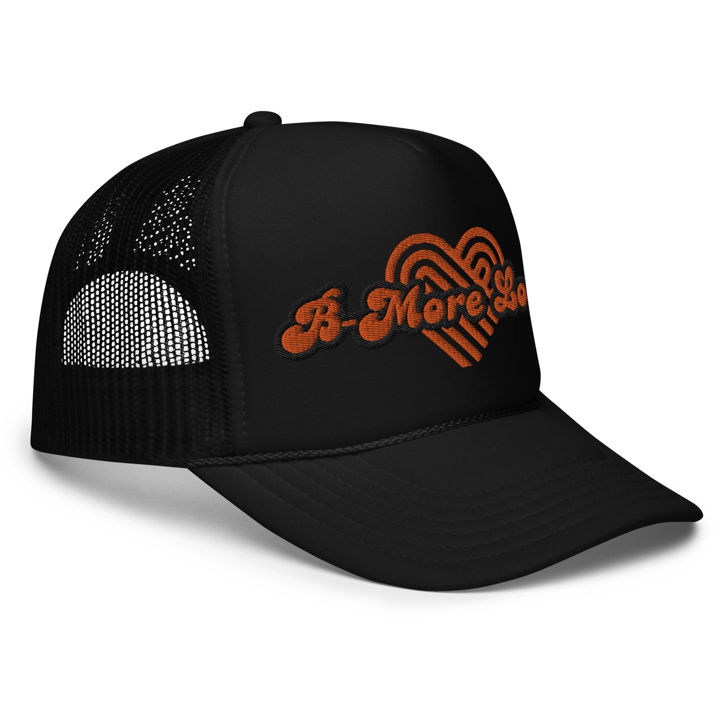 Love cartel- B-More Love Foam Trucker Orioles Orange