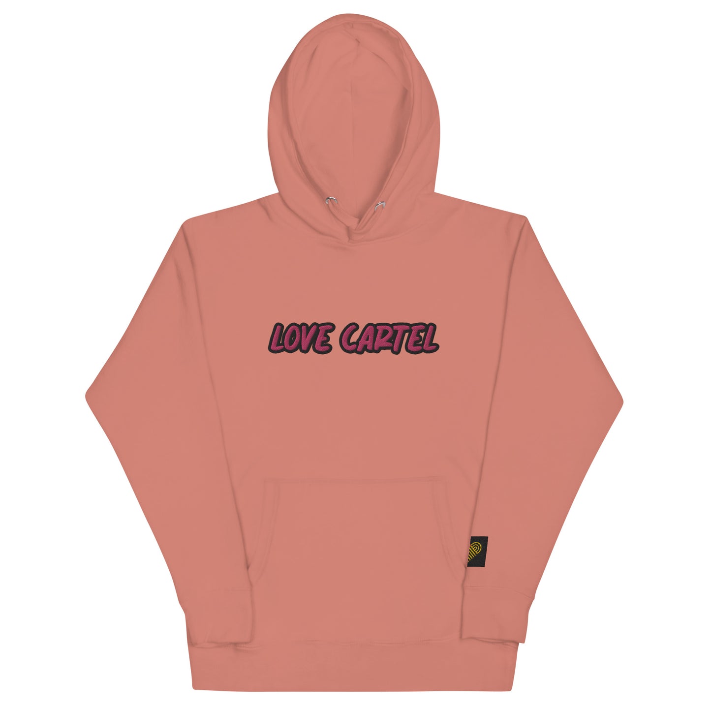 Love Cartel- Flamingo Embroidered Hoodie